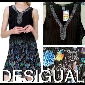 DESIGUAL Sophia dress black size 8 ( 42)
